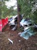 Samochód osobowy uderzył w drzewo w miejscowości Krukowo 8.08.2019r.